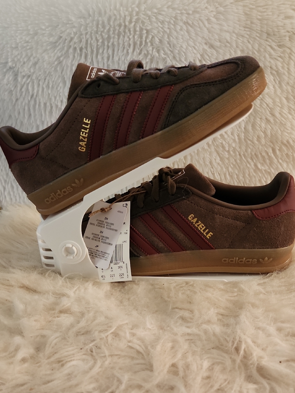 Adidas Gazelle Indoor Women's 5.5 (Men 4.5) Brown Suede Gum Sole | Brand New
